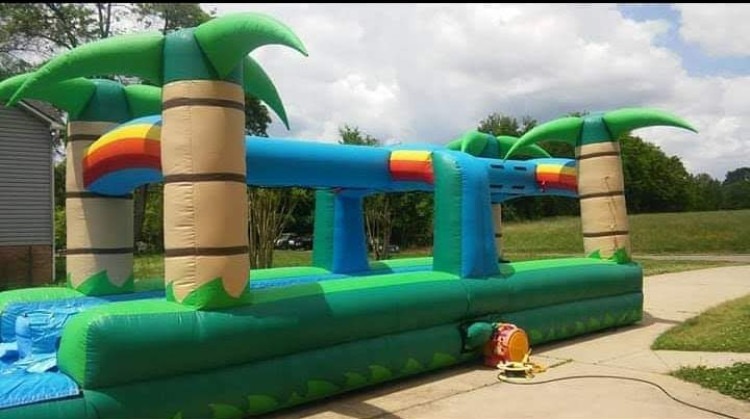 2-Lane Tropical Slip N Slide