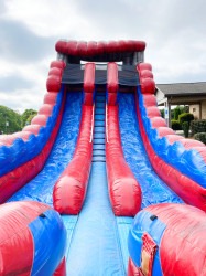 red20wave20slides 1747829622 2-Lane 18 FT Red Wave Slide