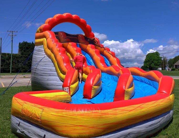 2-Lane 20 FT Fire Slide