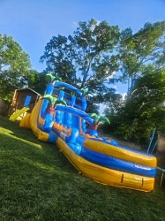 lava20front20left20slide 1753470472 2-Lane 19FT Lava Slide