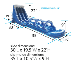 Screenshot202026 02 2420162103 1771969401 2-Lane NEW 22 FT Mega WAVE Waterslide w/ Slip N Slide